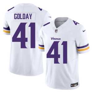 2026 Jake Golday #41 White Men MIN Jersey 850605-162 - Image 1