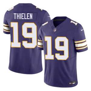 Throwback #19 2026 Purple Men Adam Thielen Vikings Jerseys 114645-970 - Image 1