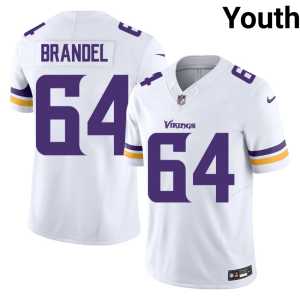 White Youth NFL MIN Vikings Blake Brandel #64 Jersey 929567-222 - Image 1
