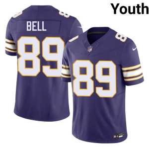 Throwback Youth Dillon Bell Purple MIN #89 2026 Jerseys 845940-793 - Image 1